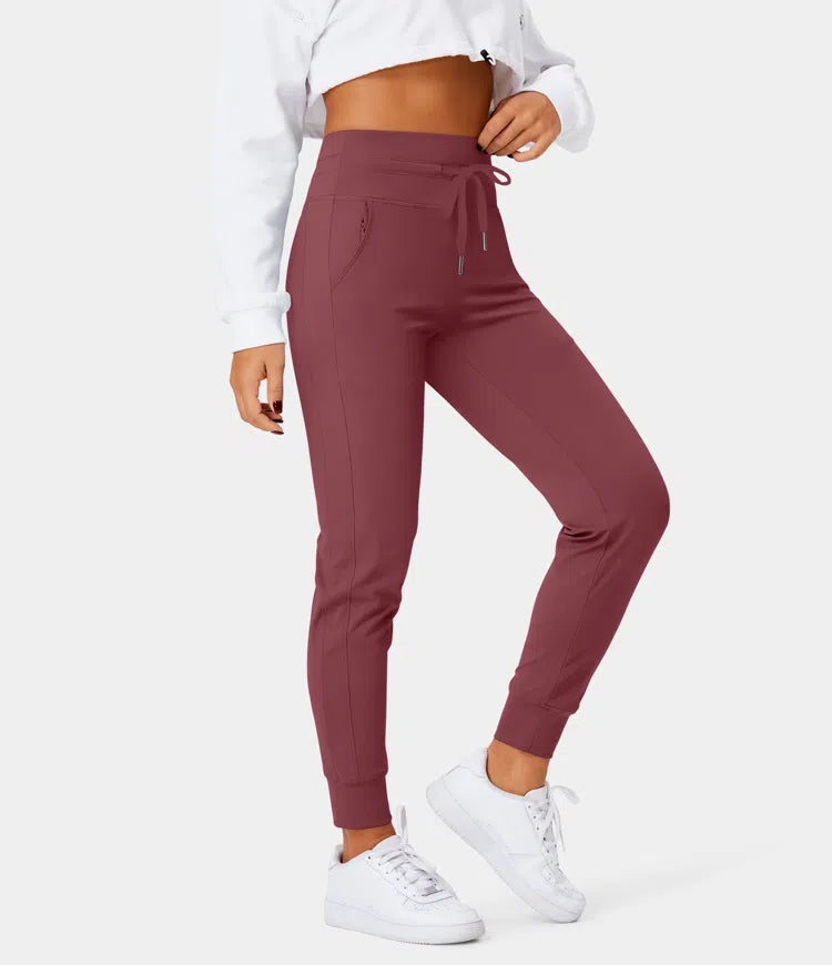 High Waisted Cool Touch Joggers