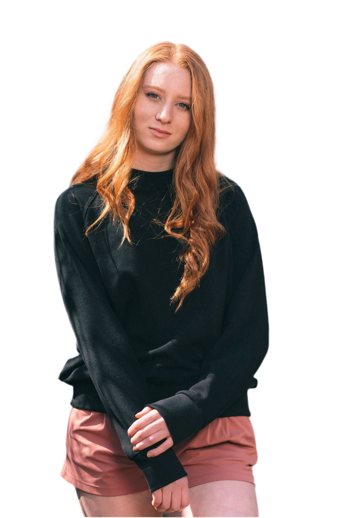 Bamboo Ruby Fleece Crew Sweater 2.0 Black