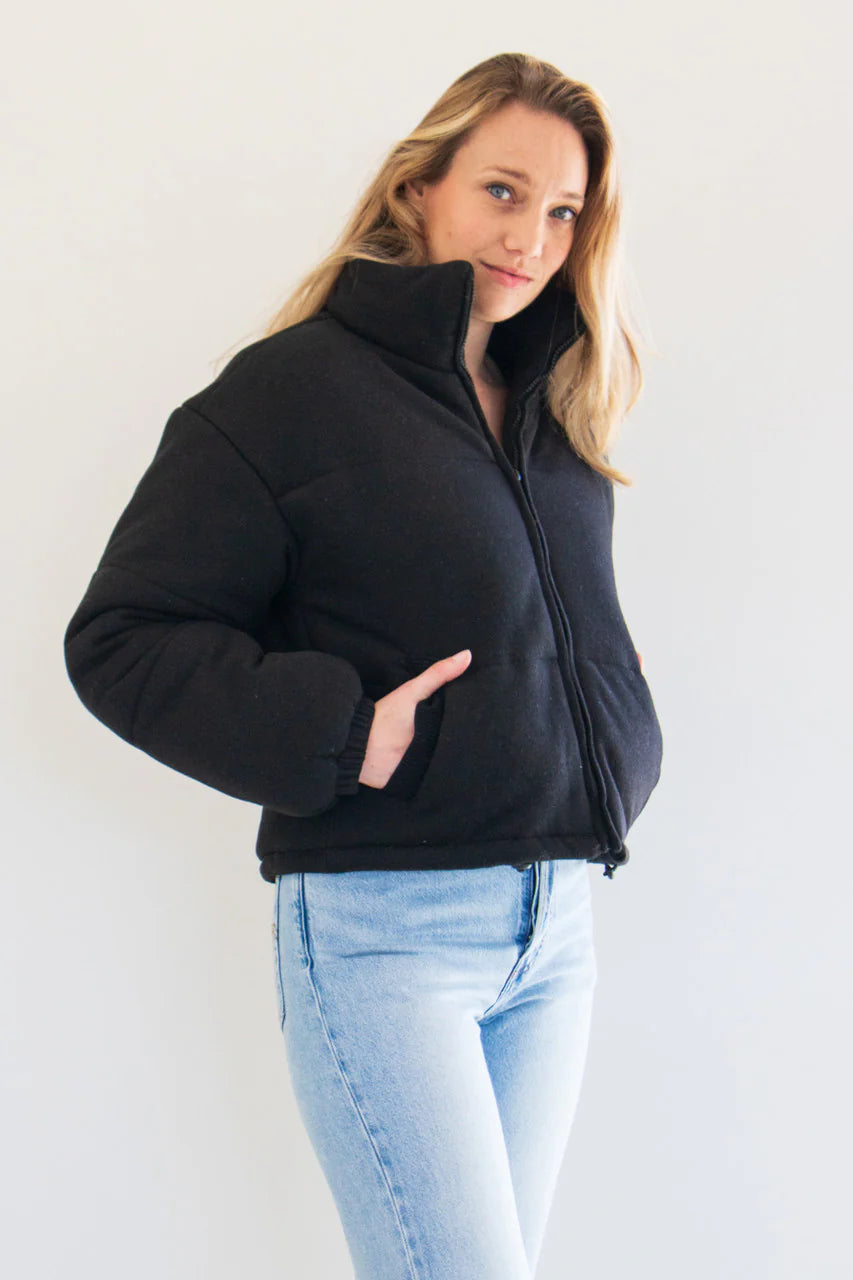 Celin Knit Puffer Jacket