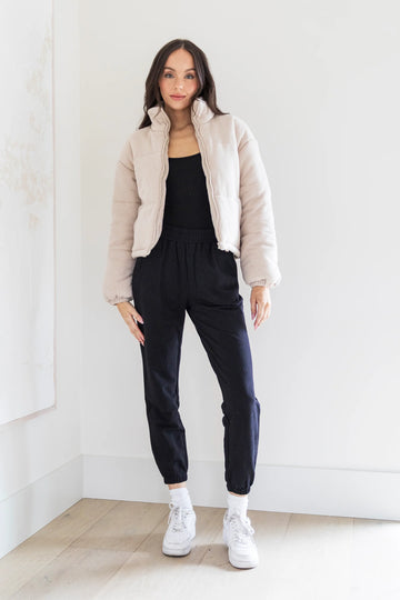 Celin Knit Puffer Jacket