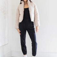 Knit Puffer Jacket