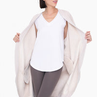 Ultra Soft Lined Open Front Cardigan