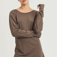 Open Overlay Draped Back Top