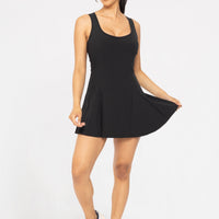 Square Neck Active  Dress