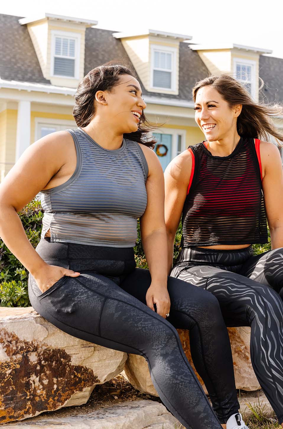 Sheer Muscle Crop Top