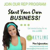 New KEYLIME Rep Signup & Sample packages